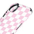 Pink and White Checkerboard Nintendo Switch Lite Skin